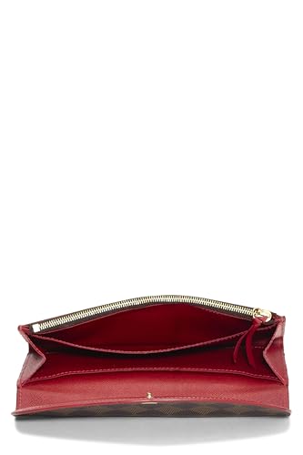 Pre-Loved Damier Ebene Caissa Wallet, Brown4