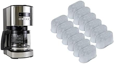 Cafetera de Goteo Programable 12 Tazas con Filtro de Agua