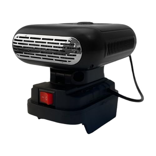 Calefacción automática – Desempañador de calefacción, desempañador automático giratorio de 90°, descongelador de parabrisas, batería, para fábrica, oficina, dormitorio, camping, conductores