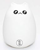 💡 𝗙𝗟𝗨𝗢𝗥𝗘𝗦𝗭𝗜𝗘𝗥𝗘𝗡𝗗𝗘 𝗘𝗜𝗡𝗦𝗖𝗛𝗟𝗔𝗙𝗛𝗜𝗟𝗙𝗘 - Durch Fluoreszenz verbreitet das Glowing Cat Night Light ein angenehmes und nicht zu helles grünliches Licht. Das beruhigt und hilft Ihrem Kind beim Einschlafen wenn es sich im Dunkeln fürchtet.