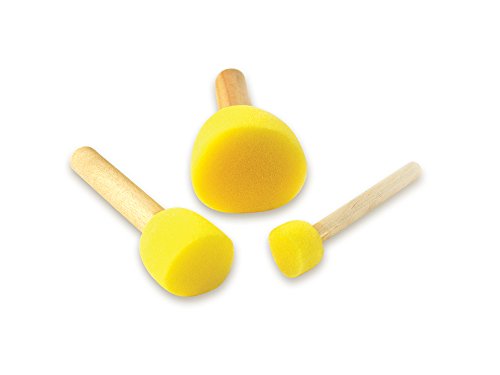 Multicraft Imports Color Factory GB324 Spouncer/Dabber, 3 Per Package, Yellow - Image 2