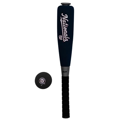 Image of MLB Washington Nationals Team Jumbo Foam Bat and Ball Set, 21-Inch, Blue