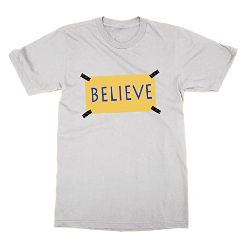 T-shirt Believe Ted blanc taille XL vetement coton mode urbaine legere