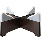 Hand Pan Drum Stand Wooden Structure Holder Non- Silicone Pad Stable and Lightweight Support for Ethereal Drums Easy to Carry and Store