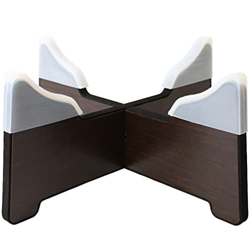 Hand Pan Drum Stand Wooden Structure Holder Non- Silicone Pad Stable and Lightweight Support for Ethereal Drums Easy to Carry and Store