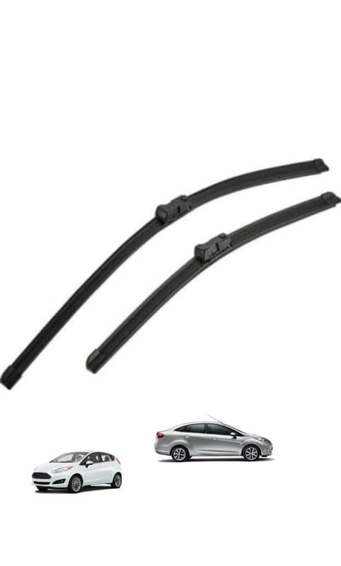 Image of AWB Front Wiper Blades Compatible with Ford Fiesta Titanium WS WT WZ(Pack of 2)