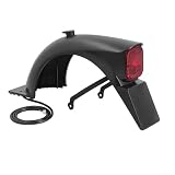 MeevrgR Parafango posteriore con staffa fanale posteriore per Segway per Ninebot E2 E2 Plus - Parafango ABS, design a coda di anatra