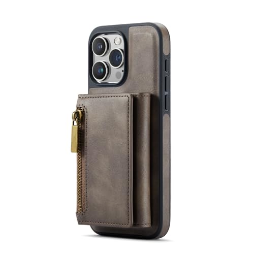 Étui de téléphone avec porte-cartes en cuir amovible iPhone 12 Pro housse antichoc