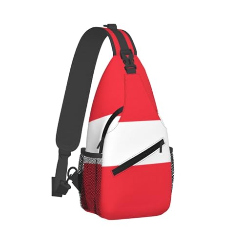 Mochila unisex pequeña de alta capacidad con diseño bandera Austria miniatura 2