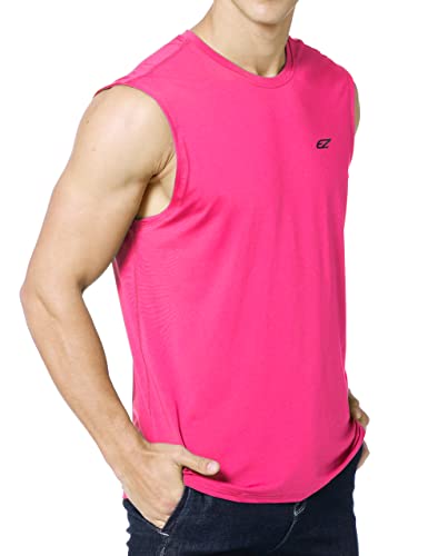 Image of EZRUN Men's Workout Sleeveless Shirts Quick Dry Muscle Swim Shirt Gym Fitness Running Beach Tank Tops