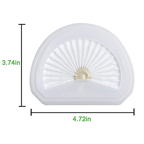 4Pack Vlpf10 Replacement Filters Compatible With Black And Decker Hand Vacuum Filter Model # Hlva320J00 Hlva315J & N575266 #TOP3