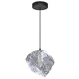 Lustre de style design excellent : Lustre en verre industriel, son design rétro industriel élégant et moderne ajoutera une couleur spéciale à votre espace.