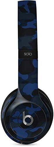 Skinit Decal Audio Skin Compatible with Beats Solo 2 Wired - Officially Licensed Originally Designed Blue Street Camo Design