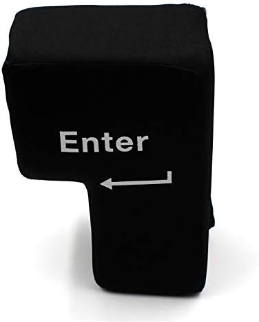 Miniatura 3 de USB Big Enter Key Giant Enter Button Aliviar el estrés Juguete de peluche, Almohada de mesa Juguetes Anti-Estrés Alivio del Estrés Relleno de Gran