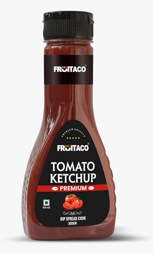 Image of Fruitaco Tomato Ketchup, 300 g | No Added Colors | No Artificial Flavors | Perfect Dip for Fries, Sandwiches, Snacks and more