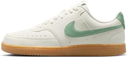 Nike Mens, Court Vision Low V2 Premium, Sail/Steam, 7.5 Medium