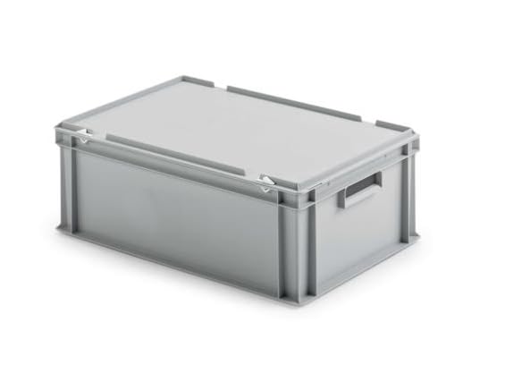 Plastikowy pojemnik ALUTEC (zamknięty, wymiary zewnętrzne 60 x 40 x 32 cm, wymiary wewnętrzne 57 x 37 x 31,2 cm, z otwartymi uchwytami) 75016