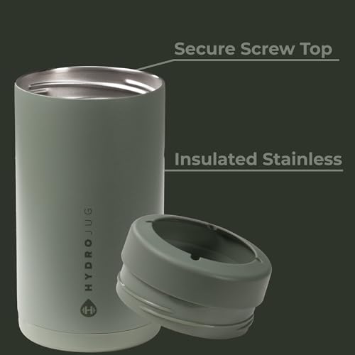 Image of HydroJug Tall Can Cooler 16 oz, Stainless Steel Can Holder, Courtyard