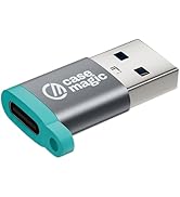 case-magic USB C Female to USB A 3.0 OTG Adapter Converter| 15W Fast Charging, 5Gbps Data, for Ap...
