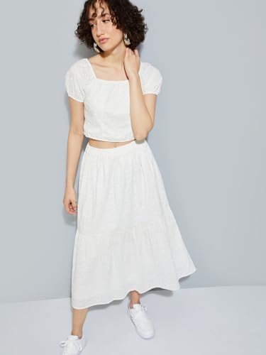 Image of Max Women's Cotton Regular Fit Cropped Top