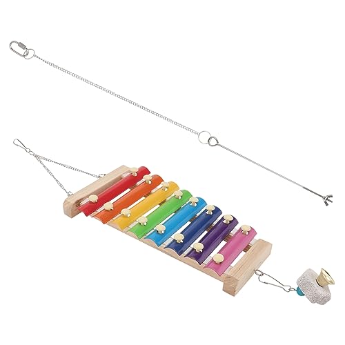 Phantasmia ペット給餌装置 スチール製フルーツフォーク ケージ用 ? オウムや小鳥の自然な採食行動を促す遊び道具