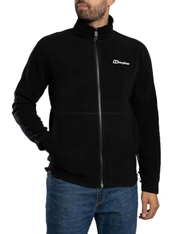 Berghaus Męski Kurtka Polarowa Prism Micro Interactive Polartec, Black/Black, XXL