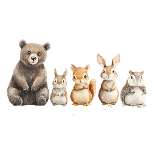 Vinilos decorativos bosques para pared de PVC infantil