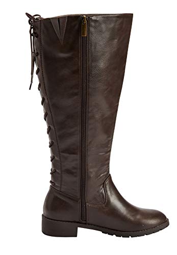 Comfortview Women's Wide Width Charleston Wide Calf Boot - 10 W, Black #TOP4