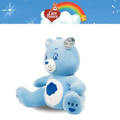 Image of Franco Calm Care Bears Grumpy Bear Bedding Super Soft Calming 3Lb Weighted Cuddle Pillow Buddy, Comfort Pillow, (Officially Licensed Product)