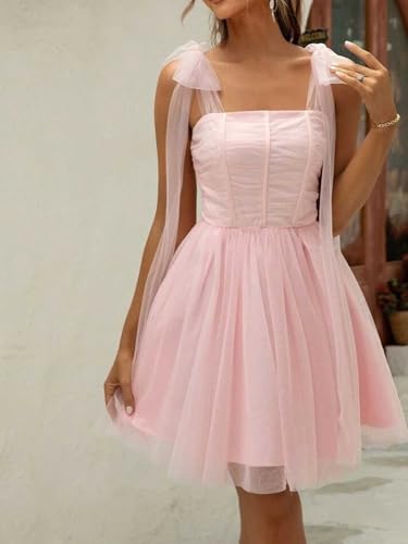 meilun Elegant Mesh Sleeveless Mini Homecoming Dress for Teens Short Cocktail Party Dress A-line Prom Gown4