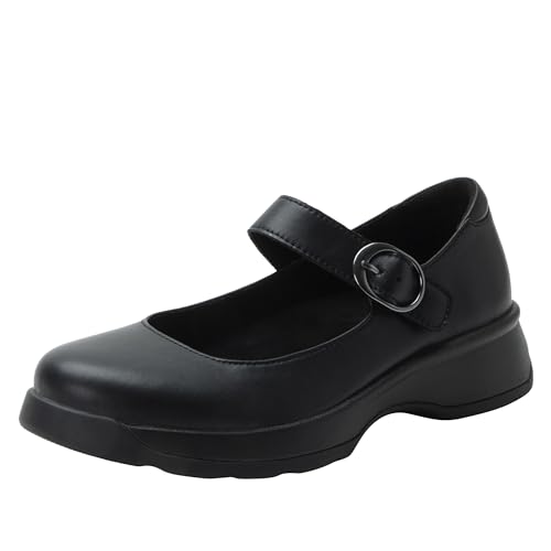Image of Alegria Women's Jazmine Leather Mary Jane Comfort Loafer