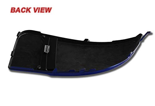 EPARTS Blue ABS Front Bumper Driving Fog Light Bezel Cover STI Decal Pair Compatible with 2004 2005 Subaru Impreza