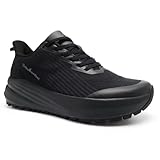 Men's Orthopedic Wide Breathable Slip On Sport Shoes: Casual Plantar Fasciitis Orthotic Bunions Recovery Arch Support Hammer Toes Trail Sneakers, Park Hiking Backpacking Walking Shoes Black Size 11