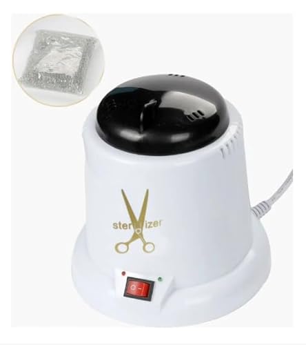 Esterilizador Elétrico De Alicates Tesouras Metal Com Microesfera Manicure Pedicure