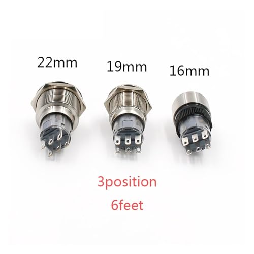 Bouton de sélection étanche 22mm pour sécuriser vos circuits à 3 positions