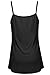BEPEI Cami Tank Tops for Women,Sexy Casual Summer Pleated Front Flowy Camisole Loose Fit Sleeveless Trendy Shirts Black L