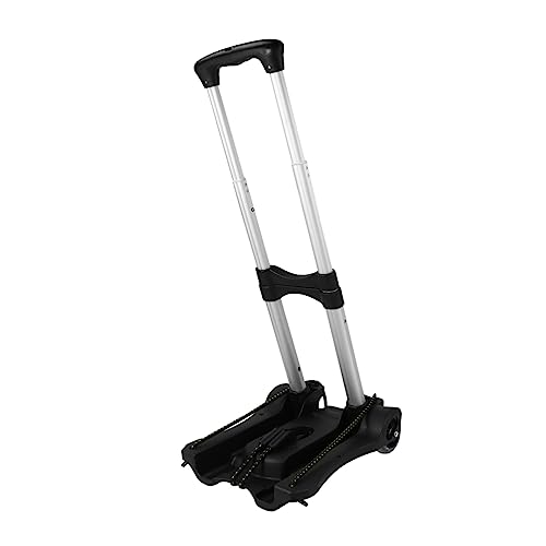 Cabilock 1 Pieza Camión Plegable Portátil Carretilla Equipaje Ruedas Muñequita Carrito Carro De Mano Carro Plegable Tranvía De Almacenamiento Carro De Almacenamiento Negro
