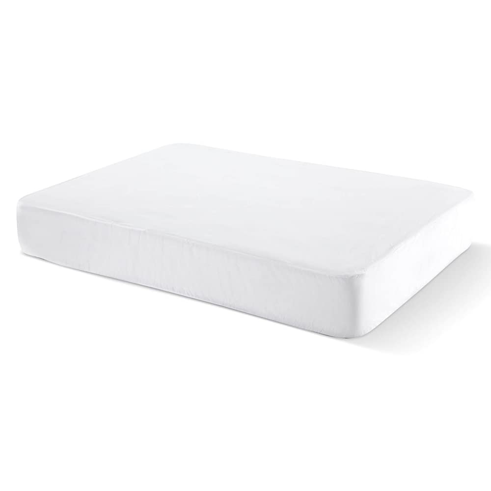 MAXCOLCHON - Protector de Colchón Impermeable y Transpirable de Tencel Natural, Barrera Antibacteriana Ecológica y Ajustable (180x190 cm)