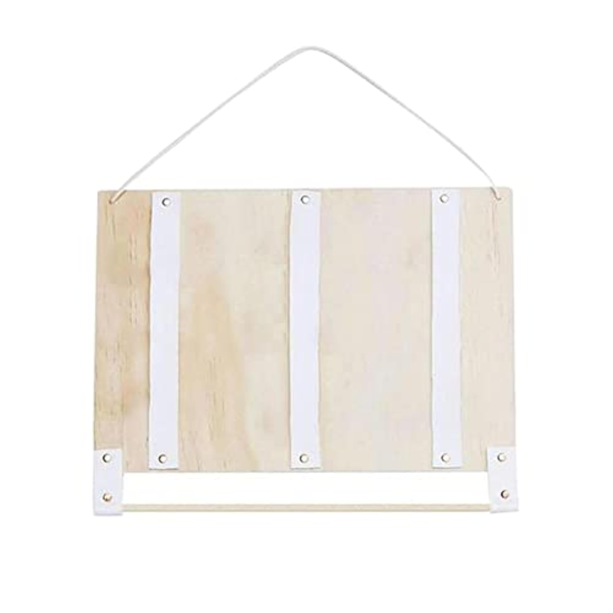 Hair Bow Holder Wall Hanging Organizer, White