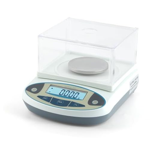 CGOLDENWALL Lab Scale 0.001g Analytical Balance Precision Electronic Scientific Scale 1mg Digital Jewelry Weighing Scale Calibrated 110V (500g, 0.001g)