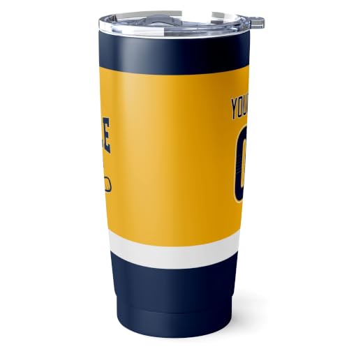 Image of ANTKING Nashville Tumbler 20oz Custom Name Number Travel Mug Gifts | Stainless Steel Insulated Coffee Cup for Men Women