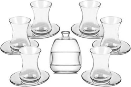 Tee set Cay Seti Mit Zuckerdose LAV Basak 12 Tlg+Zuckerdose