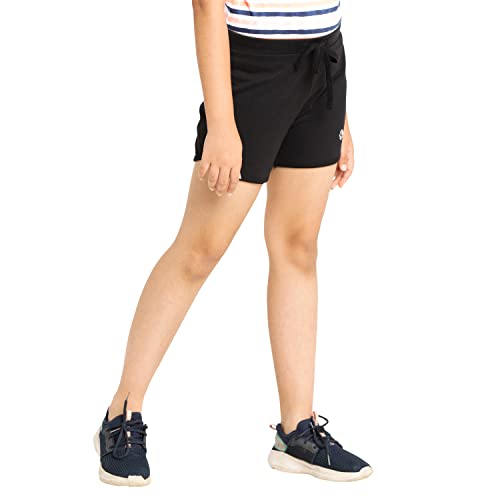 Image of Real Basics Premium Cotton Printed Shorts for Girls (Pack of 2)