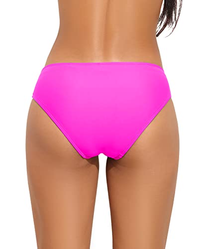 Image of Women Bikini Bottom Full Coverage Bathing Suit Bottoms Swimsuit Bottom | Low Waist Design, Side Strap Cutout, Full Rear Coverage, Secure Fit, Soft Breathable Fabric