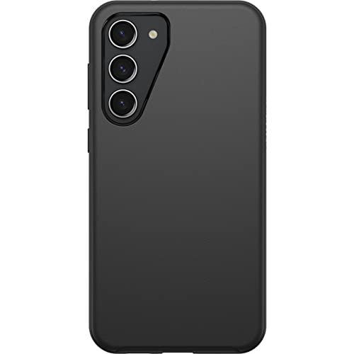 OtterBox Galaxy S23+ Symmetry Series Case - Single Unit Ships in Polybag, Ideal for Business Customers - BLACK , ultra-sleek, wireless charging compatible, raised edges protect camera & screen - image 1