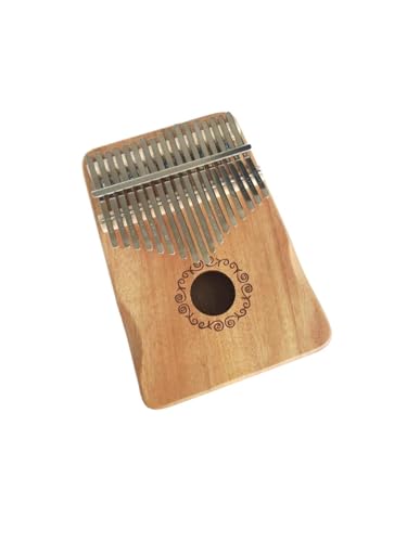 Kalimba Instrument Piano À Pouce En Bois Massif Pour Débutant Instrument À Planche En Bois Massif Structure Entièrement En Placage Offre Une Meilleure Qualité Sonore(Original wood color)