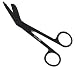 MEDICAL PRO-Medical and Nursing Lister Bandage Scissors;-Black Titanium-Supreme Grade, Made of High Grade Surgical Stainless Steel, 5.5"-140-10008BT