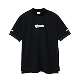 [チャンピオン] Tシャツ 半袖 抗菌防臭 速乾 UVカット 遮熱 グラフィックロゴプリント ショートスリーブモックネックシャツ メンズゴルフ C3-ZG306 ブラック