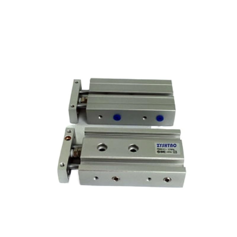 Vérin pneumatique double axe CXSM25 avec double tige à guidage linéaire