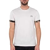 Alpha Industries Roll Up Sleeve T T Shirt für Herren Wdl Camo 65